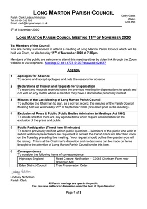 201105 LMPC November Agenda - Parish Council Meeting (dragged).pdf